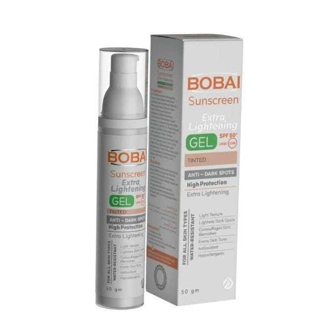 Sunscreen Extra Lightening Tinted Gel Spf 50+ Anti Dark Spots, 50G From Bobai
