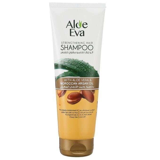 Strengthening Hair Shampoo With Aloe Vera & Moroccan Argan Oil - 230Ml From Aloe Eva