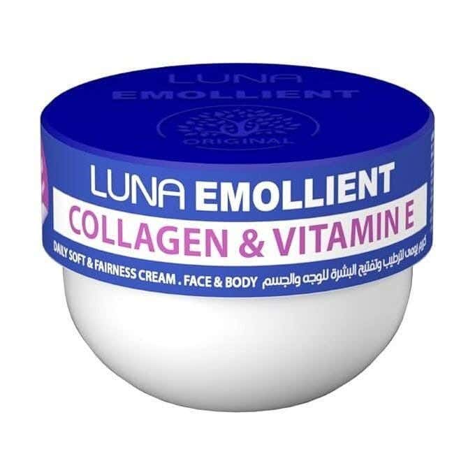 Emollient Moisturizing Cream, Collagen And Vitamin E, 50 Grams From Luna