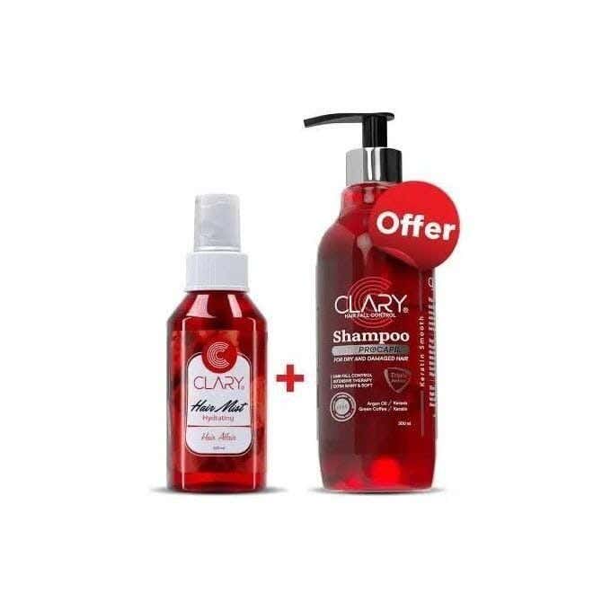 Shampoo 300Ml + Hair Mist Offer, 1+1 From Clary