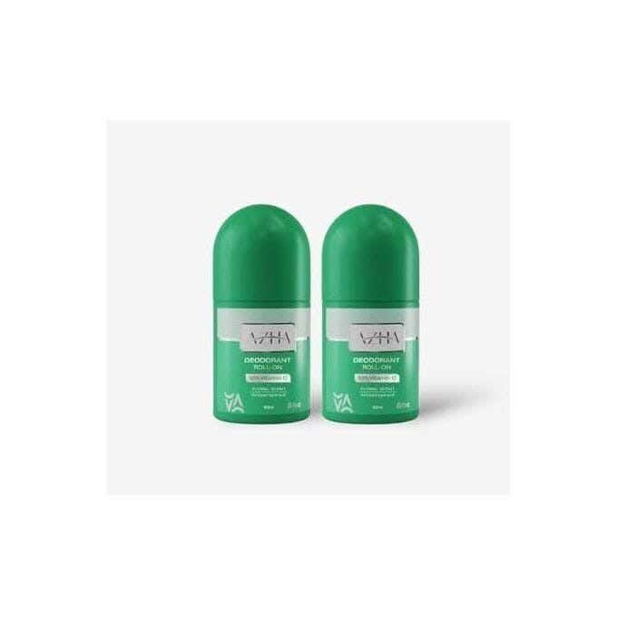 Deodorant Roll On 10% Vitaminc Floral Scent 60Ml 1+1 From Azha