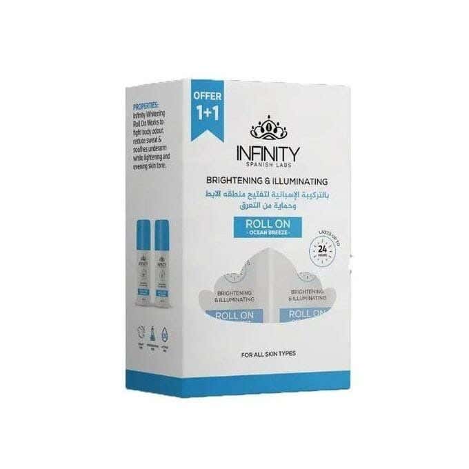 Ocean Breeze Roll-On Deodorant, 80Ml, 48H Protection, Long Lasting From Infinity