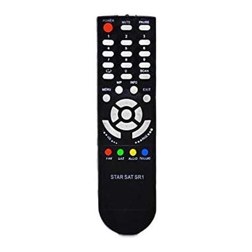 Remot Control, Compatible With Astra And Starsat SR1 Satellite Receiver - Black