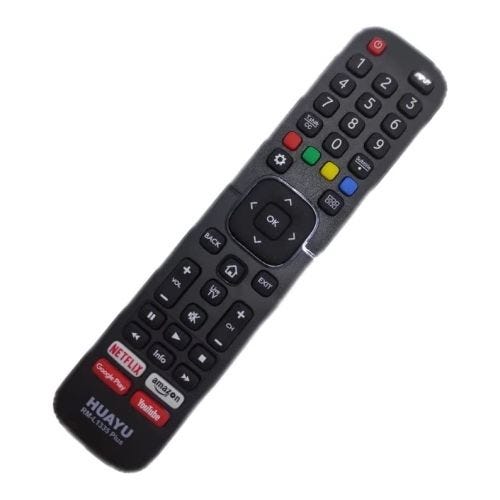 Huayu Remot Control, Compatible With Hisense Screen Screen RM L1335 - Black
