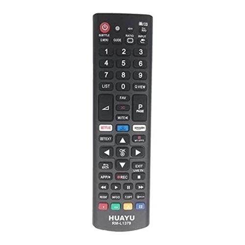 Huayu Remot Control, Compatible With LG Smart Screen Screen RM L1616 - Black