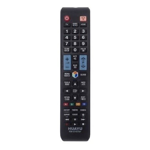 Huayu Remot Control, Compatible With Samsung Smart Screen Screen RM D1078+ - Black
