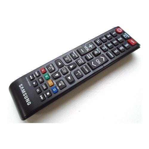 Remot Control, Compatible With Samsung Screen Screen - Black