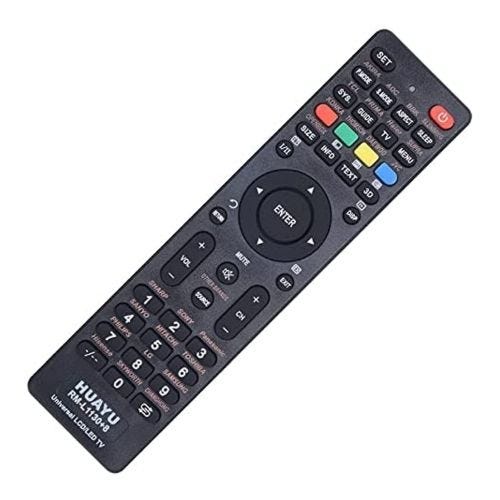 Huayu Remot Control, Compatible With Hisense, Sony, Panasonic, Toshiba, LG, Samsung, LCD LED 3D Screen Screen - Black