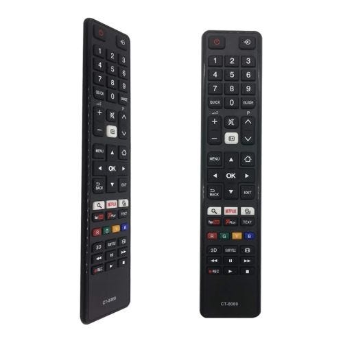 Remot Control, Compatible With Toshiba Smart Screen Screen - Black