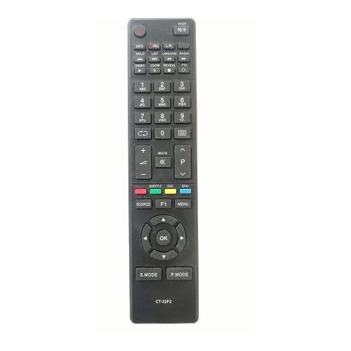 Huayu Remot Control, Compatible With Toshiba Screen Screen HTB158 CT-32F2 - Black