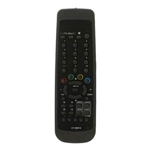 Remot Control, Compatible With Toshiba Screen Screen CT-90014 - Black