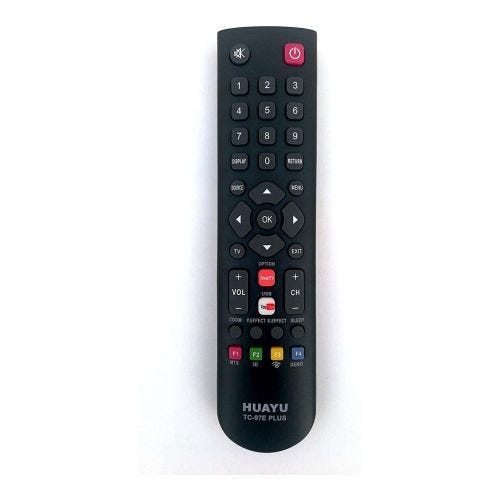Huayu Remot Control, Compatible With TCL Smart Screen Screen TC-97E+ - Black