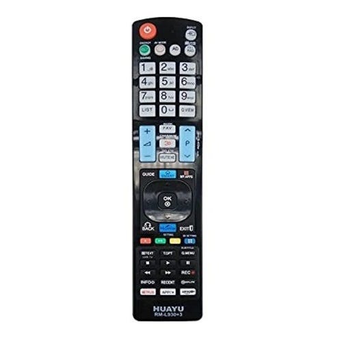 Huayu Remot Control, Compatible With LG Smart Screen Screen RM L 930+3 - Black