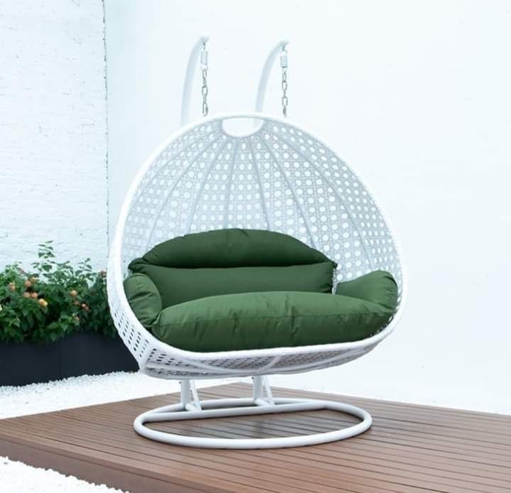 Mesh Athar Swing Sofa, 2-seater, 140×120×75×211 cm - White