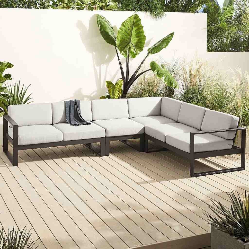 L-shaped corner sofa, Athar, 80×190×260×80 cm - Brown