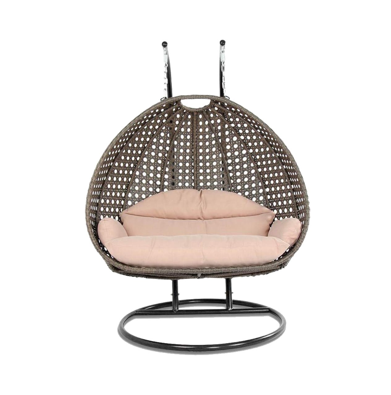 Athar Swing Sofa, 2-seater, 145×125×75×210 cm - Brown