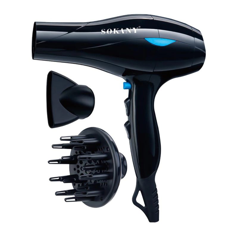 Sokany SK-5988 Hair Dryer, 2400 Watt - Black