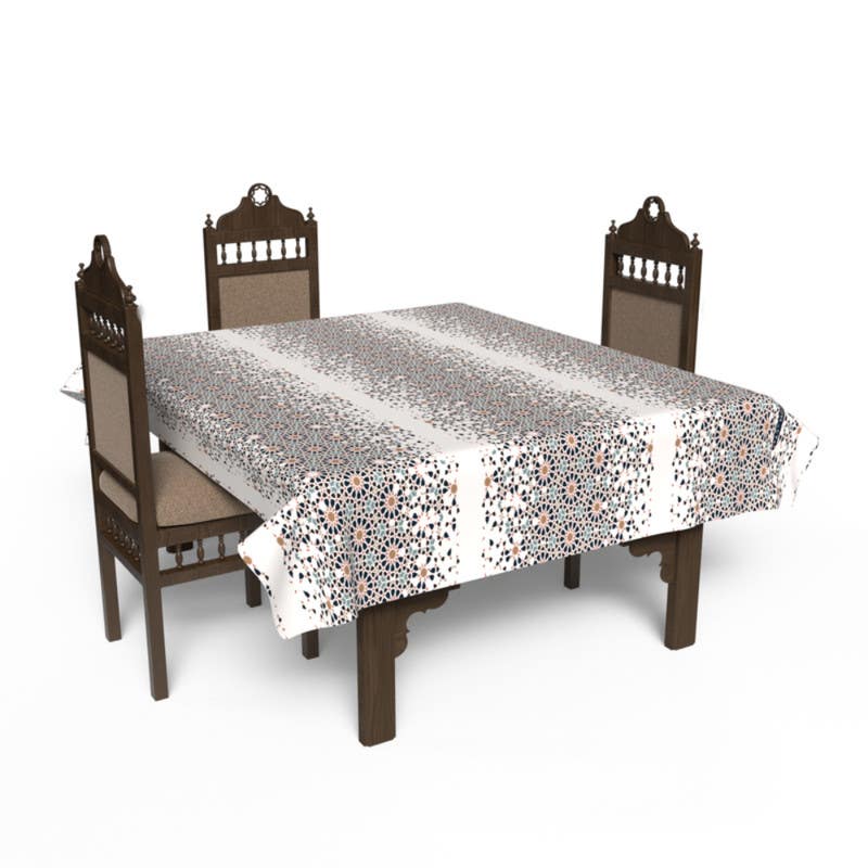 Waterproof Dinner TableCloth, 140×140 cm - Multicolor