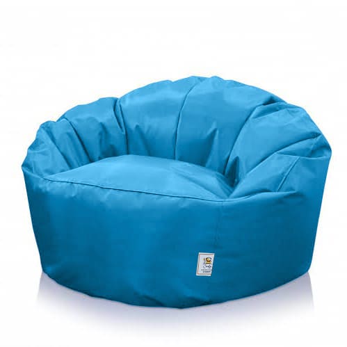 Waterproof Fabric Bean Bag, 105×85 cm - Cyan