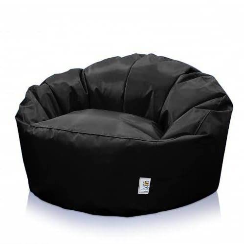 Waterproof Fabric Bean Bag, 105×85 cm - Black