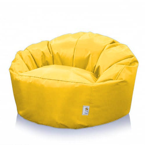 Waterproof Fabric Bean Bag, 105×85 cm - Yellow