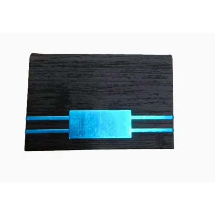 Men's Faux Leather Card Holder - Black