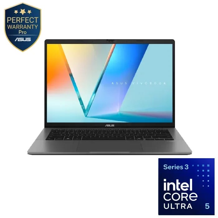 ASUS Vivobook S14 S3407AA-SF155W Intel Core Ultra 5 325 16GB 512GB SSD 14.0" WUXGA OLED Win11 Matte Gray