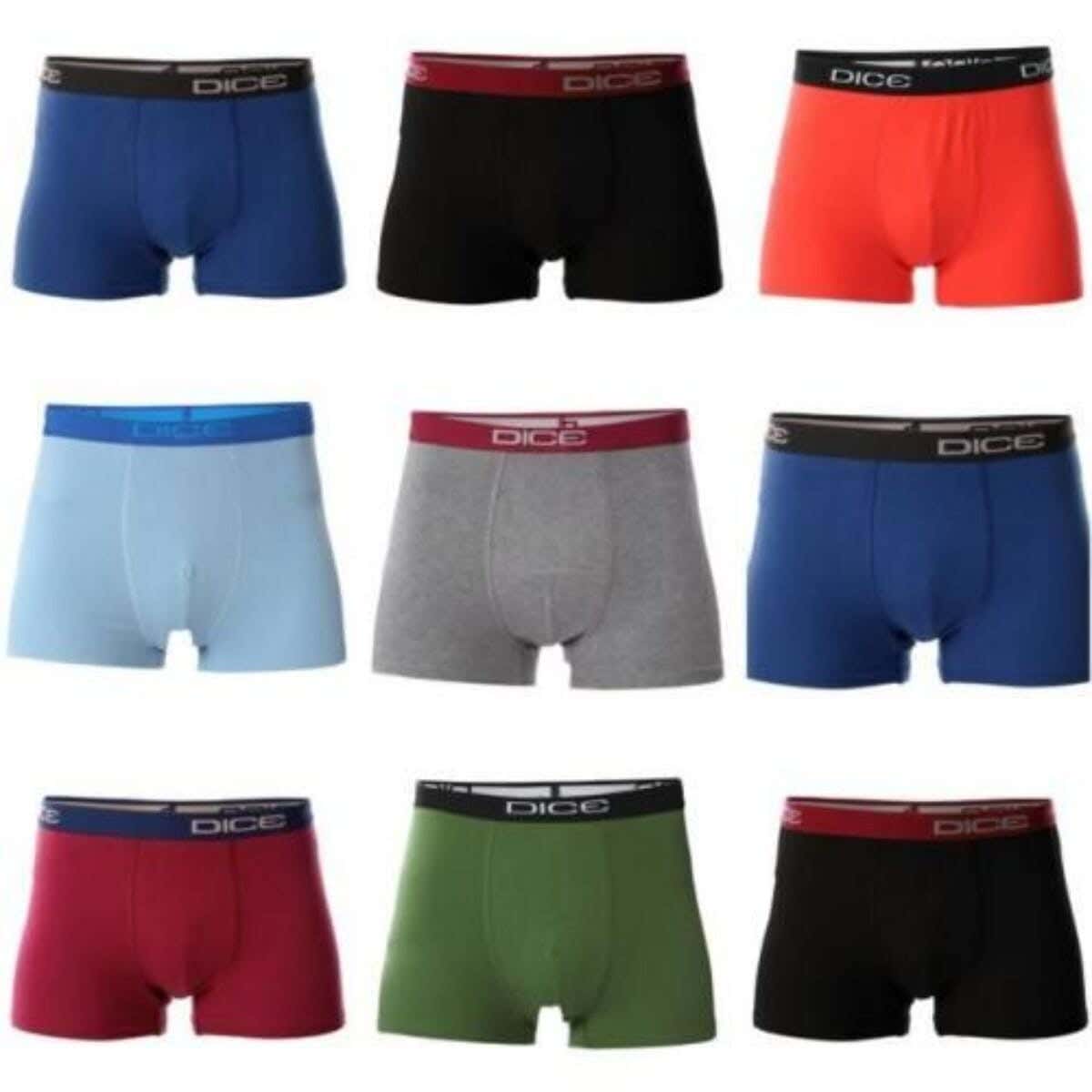 Dice Boys' Fabric Boxer Shorts Set, 9 Pieces