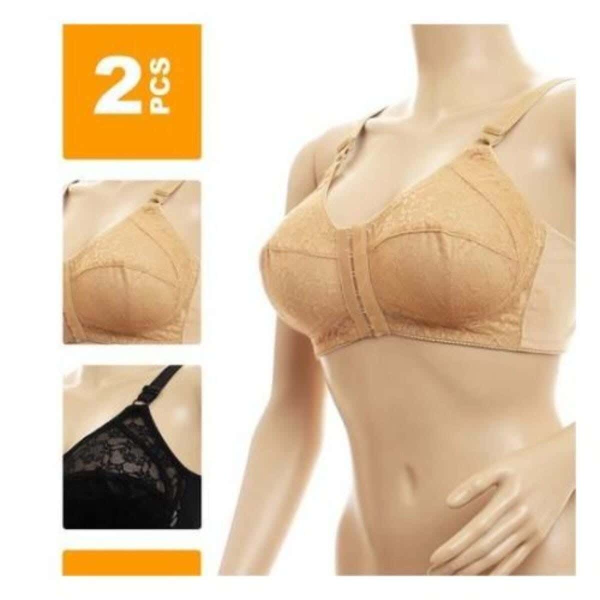 Women'S Lasso Fabric Bra Set, 2 Pieces