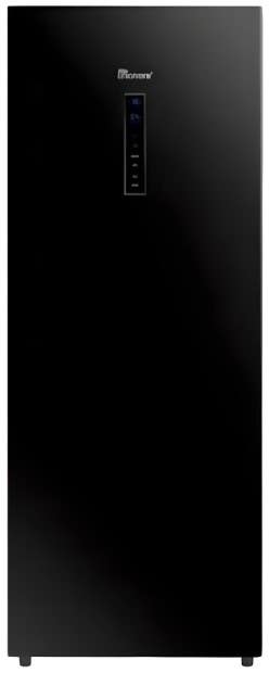 Unionaire UFN-230EBG1A-DH No Frost Digital Deep Freezer, 230 Litres, 6 Drawers, Glass Door - Black