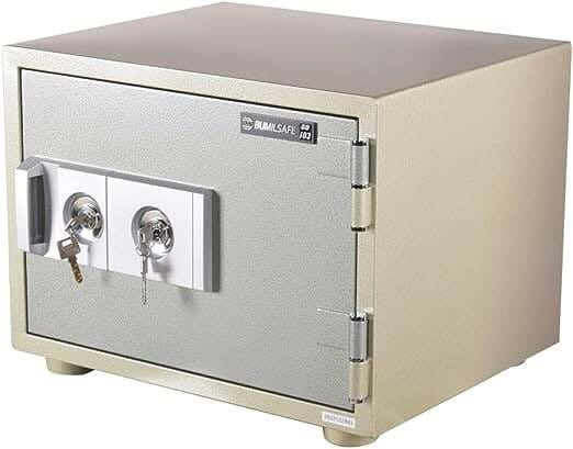 BumilSafes Armored Steel Kalon Safe Weighing 51 Kg, 34.6 × 48.6 × 39.2 cm - Grey