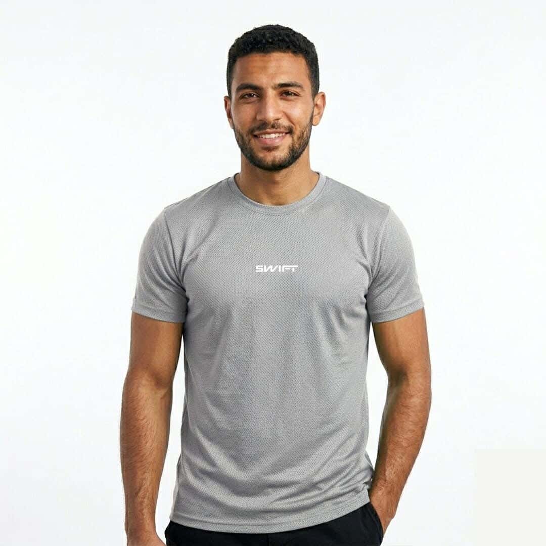 Swift Fit Men's T-Shirt, polyester - Grey