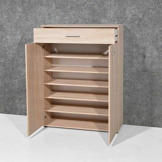 MDF Shoe Rack, 110×40×80 - Beige