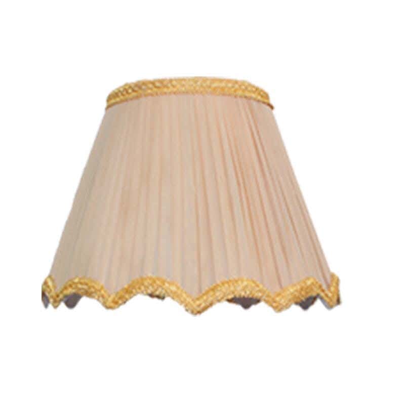 Fabric Lampshade, 1 Bulb, 45 Cm - Beige