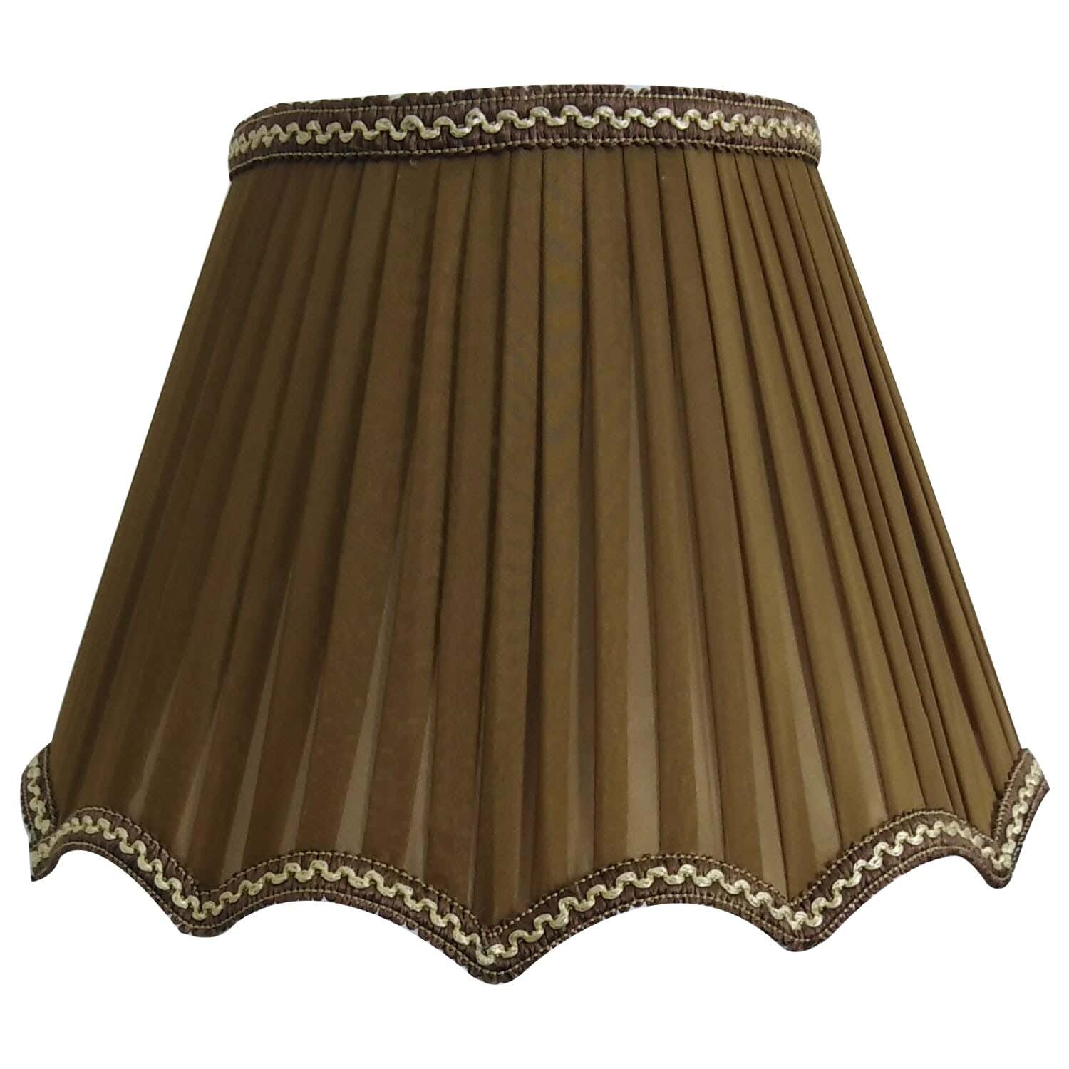 Fabric Lampshade, 1 Bulb, 30 Cm - Coffee