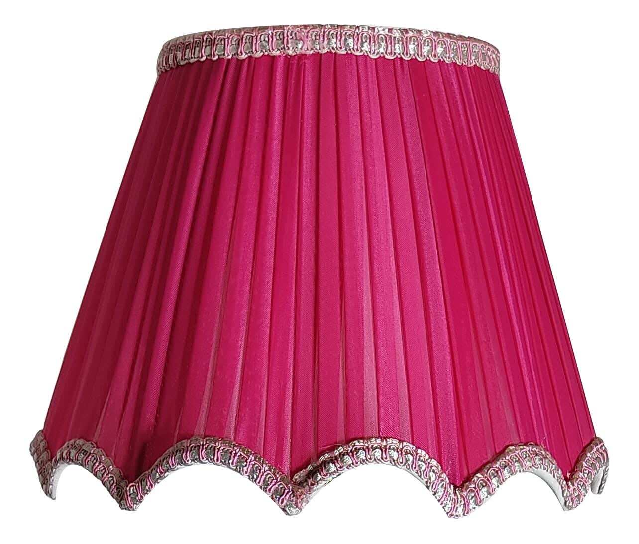 Fabric Lampshade, 1 Bulb, 30 Cm - Fuchsia