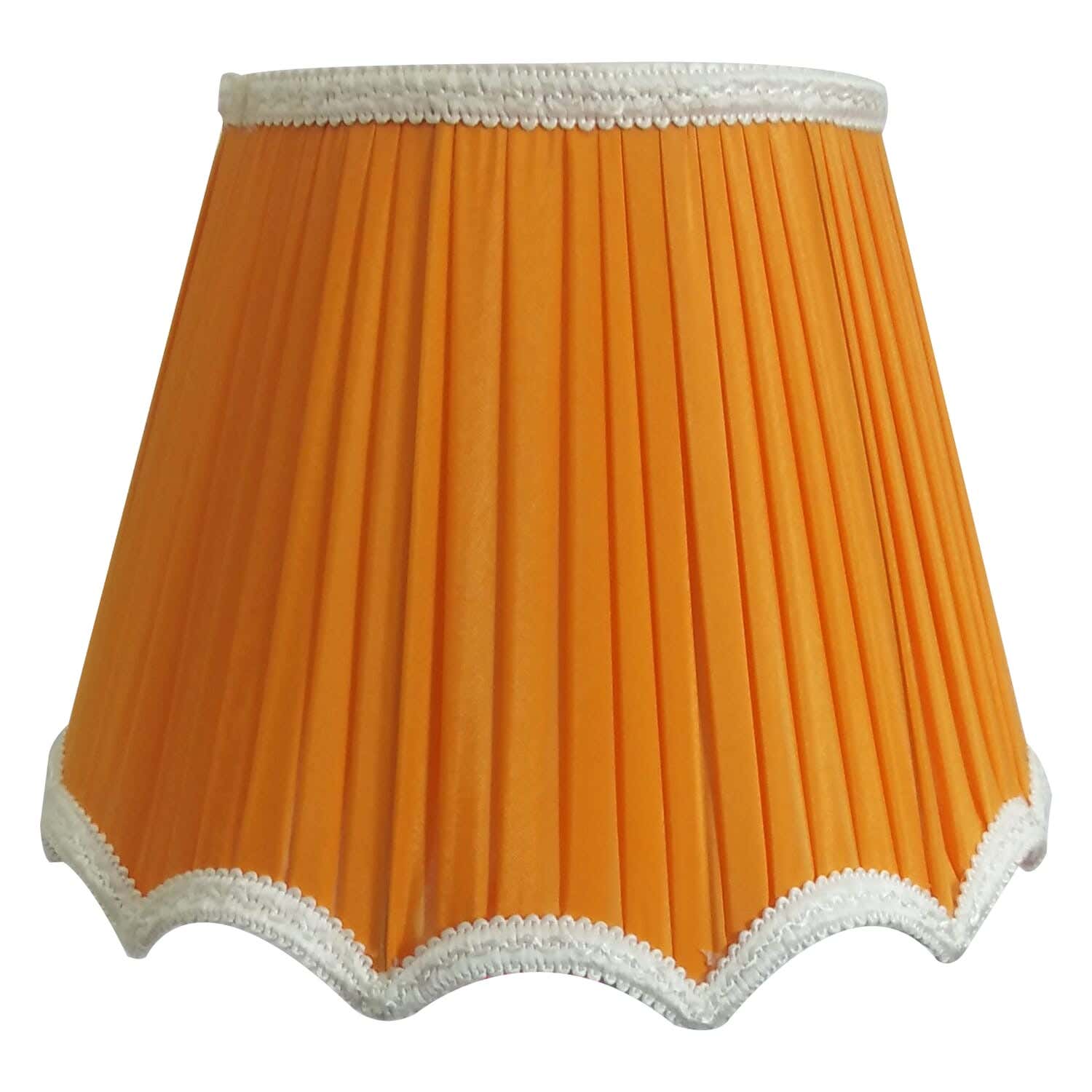 Fabric Lampshade, 1 Bulb, 30 Cm - Orange