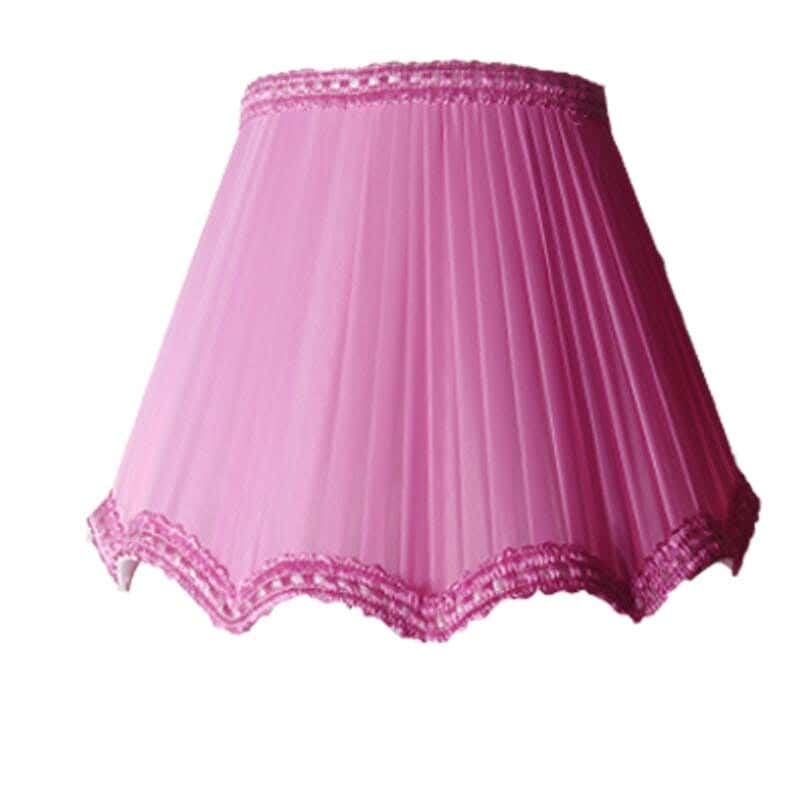 Fabric Lampshade, 1 Bulb, 30 Cm - Rose