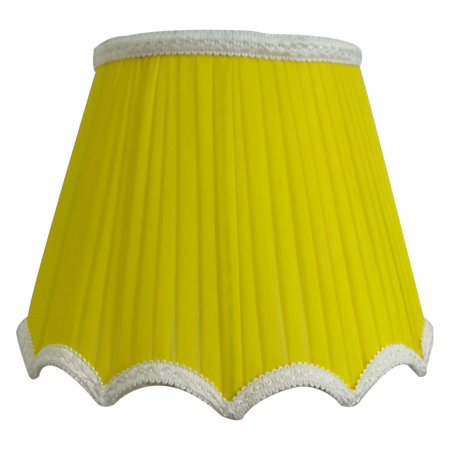 Fabric Lampshade, 1 Bulb, 30 Cm - Yellow