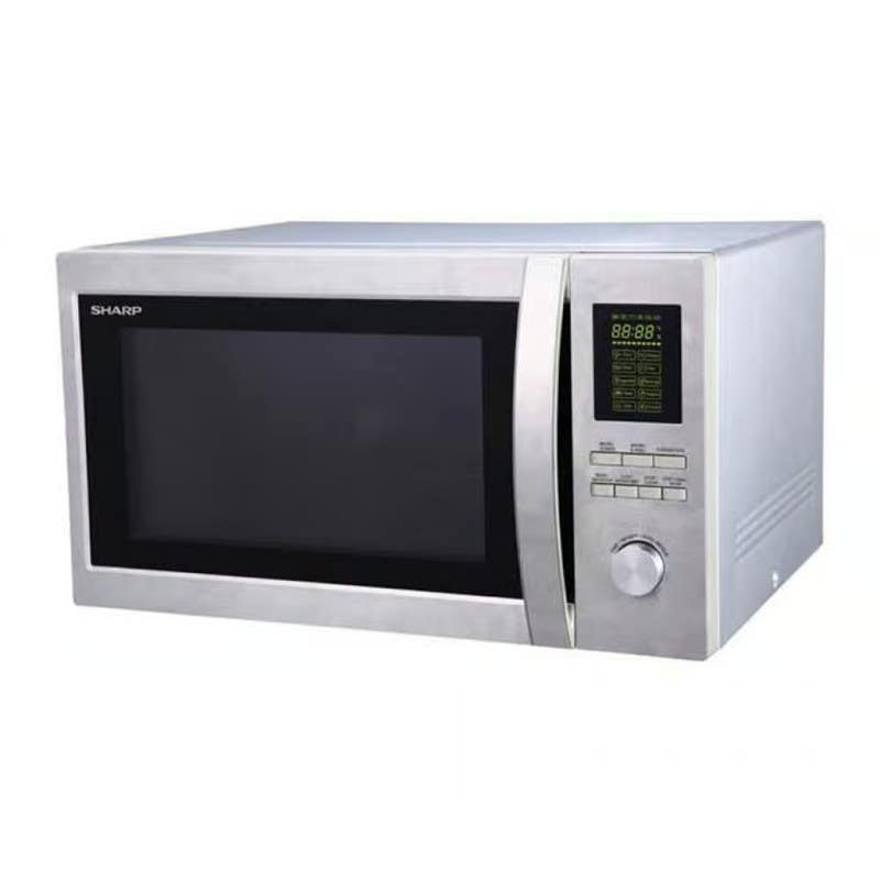 Sharp R78BT(ST) Digital Microwave, 43 Liters, 1100 Watt - Silver