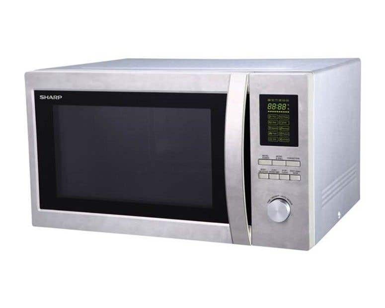 Sharp R-78BR(ST) Microwave, 43 Liter, 1100 Watt - Silver