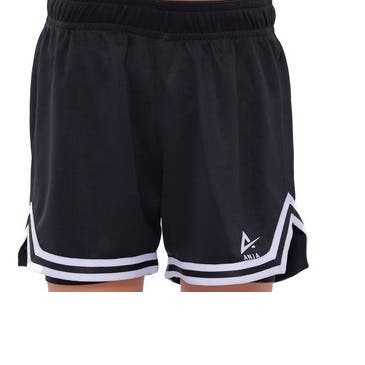 Anja Polyester Sport Shorts, For Boys - Black