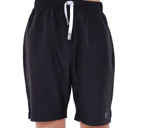 Anja Polyester Sport Shorts, For Boys - Black