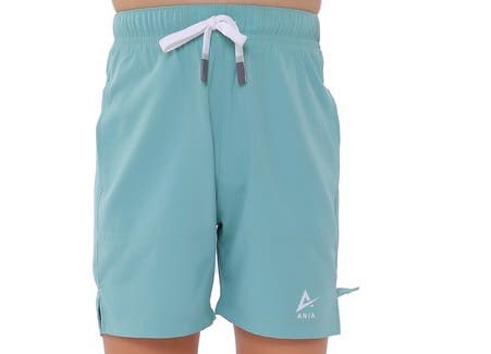 Anja Polyester Sport Shorts, For Boys - sky blue