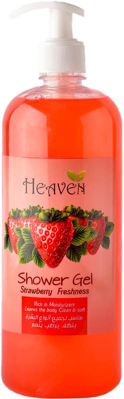 Heveen Strawberry Shower Gel, 1Liter