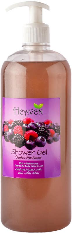 Heveen Blueberry Shower Gel, 1Liter