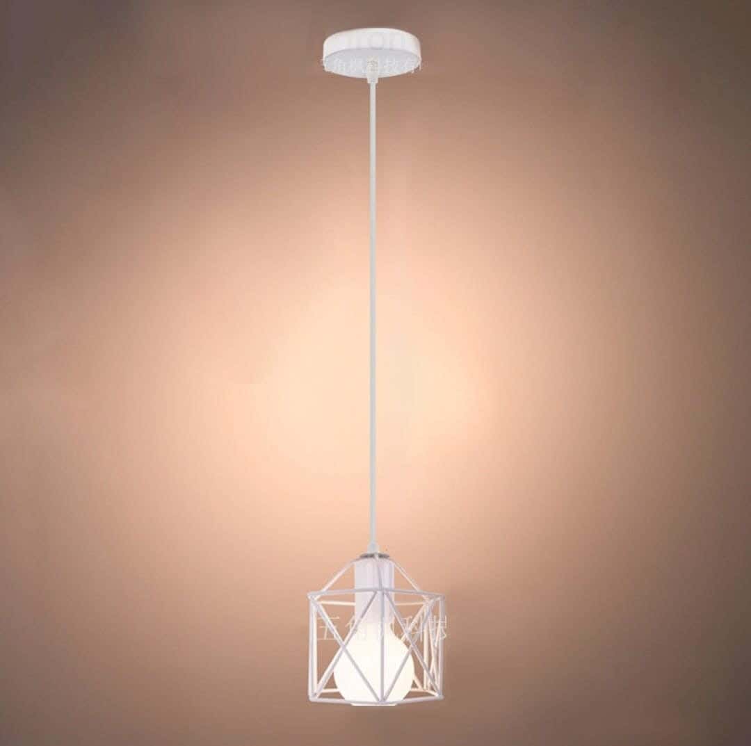 Modern Triple Metal Chandelier With Rust-Resistant Metal Coating And Dual Lighting Options (White and Warm) - White