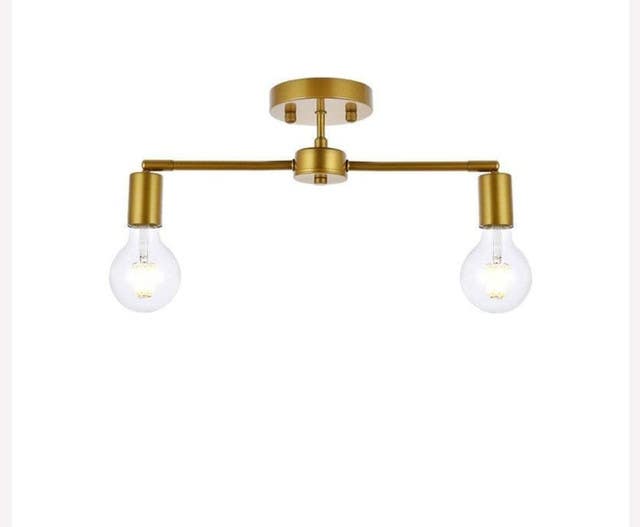 Modern Ceiling Chandelier, 40x80x60 cm - Gold