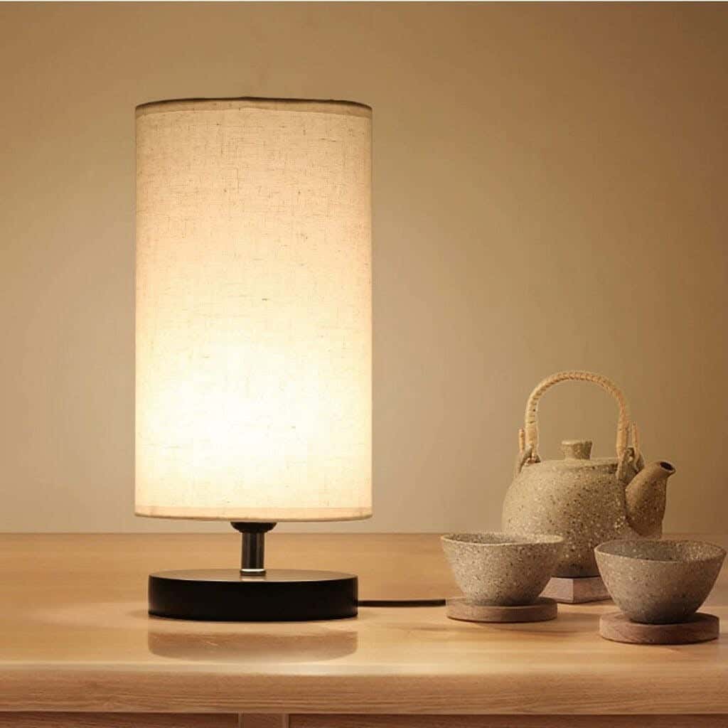 Modern lampshade, metal, 25x13 cm - Black Beige