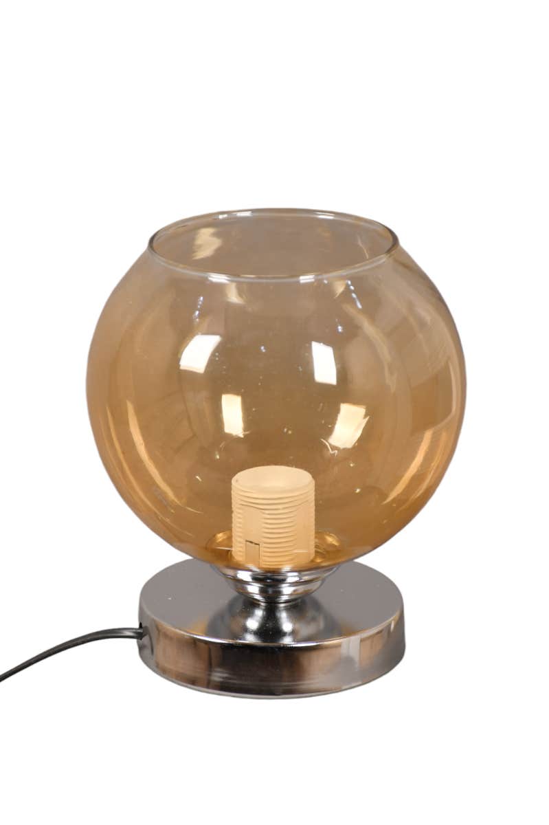 Modern lampshades, Metal and colored glass - Grey
